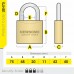 75mm Brass Padlock